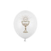 Picture of LATEX BALLOONS HOLY COMMUNION IHS PASTEL WHITE 11 INCH - 6 P